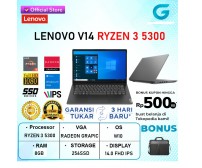Lenovo  V14 AMD RYZEN 3 - 5300  - 4 GB | 256SSD  | DOS | 14.0" |  FHD   